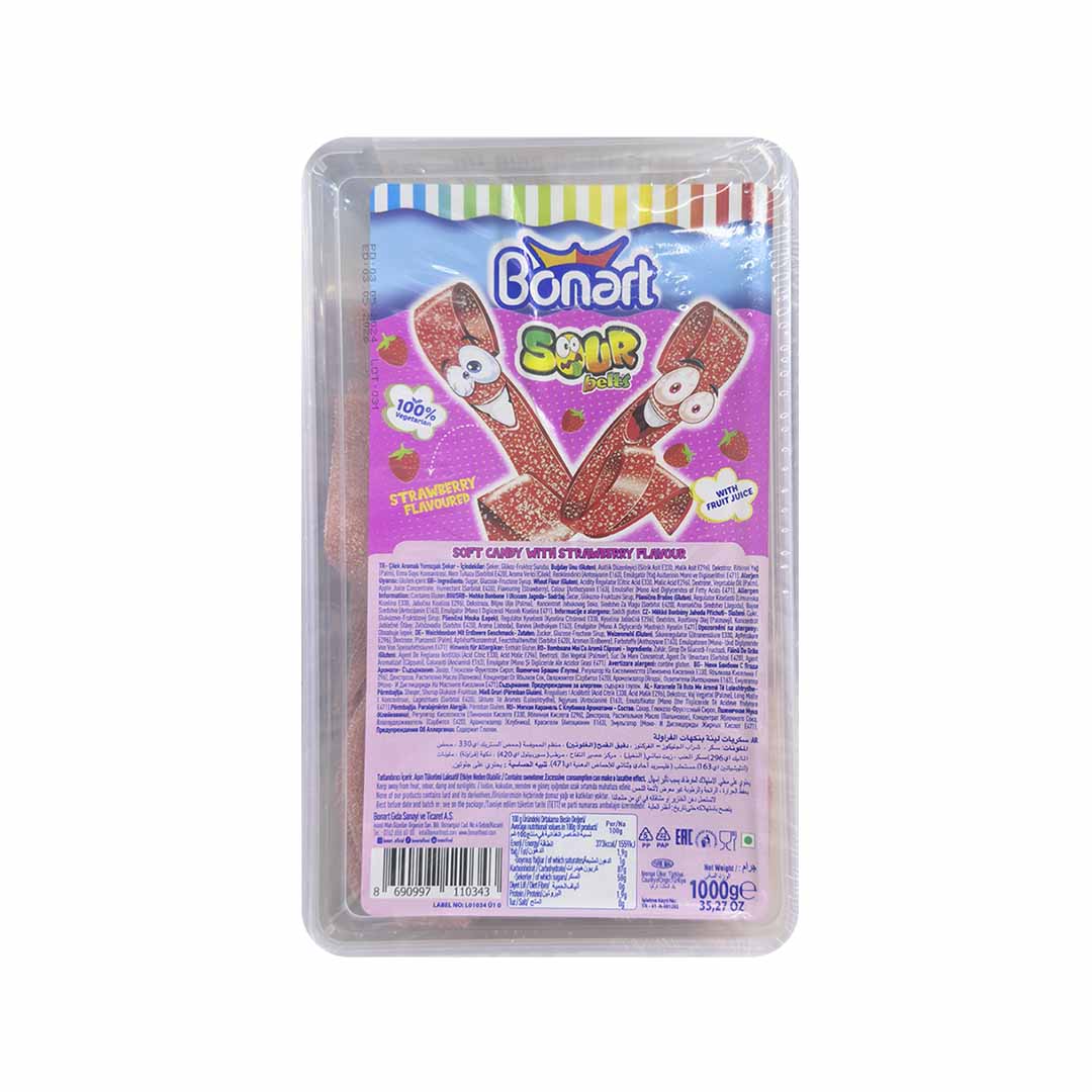 BONART Sour Belts Strawberry 1kg