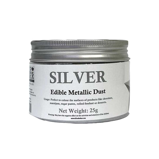 Edible Metallic Dust Silver