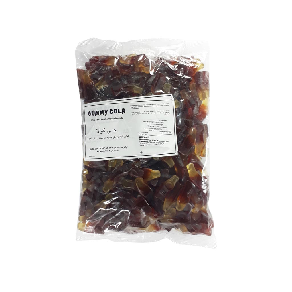 Gummy Cola Bottles Bag of 2kg