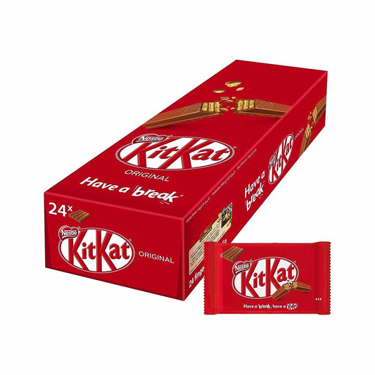 KitKat Nestle 4 Finger Milk Chocolate Wafer Bar 36.5g x24 Bars