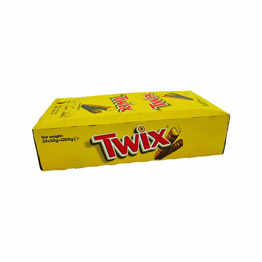 Twix Chocolate Bar 50g x24 bars