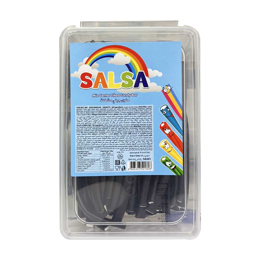 SALSA Licorice Centre filled pencil 500g