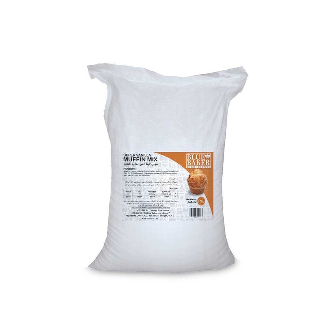 Super Vanilla Muffin Mix 10kg Bag