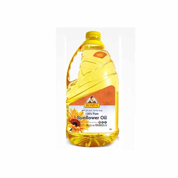 Bonita Sunflower Oil 4L x 4 bottles