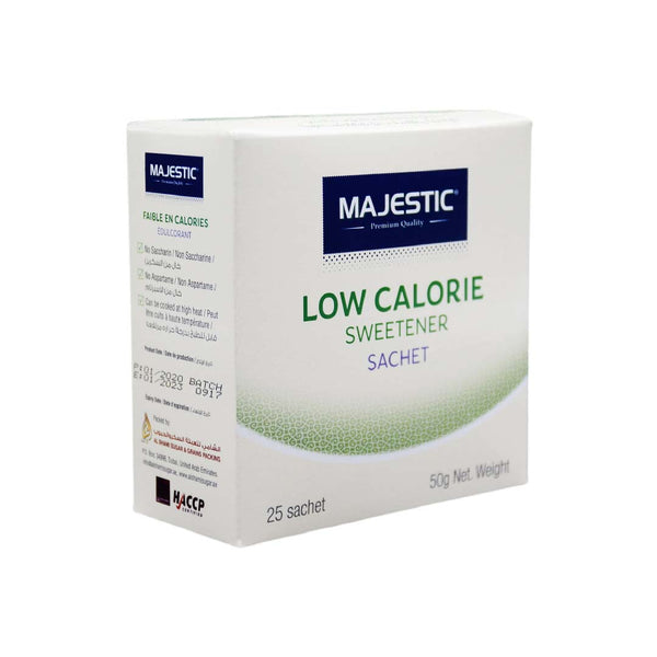 Majestic Sweetener Sachet 50g - 25pcs X 12 Boxes