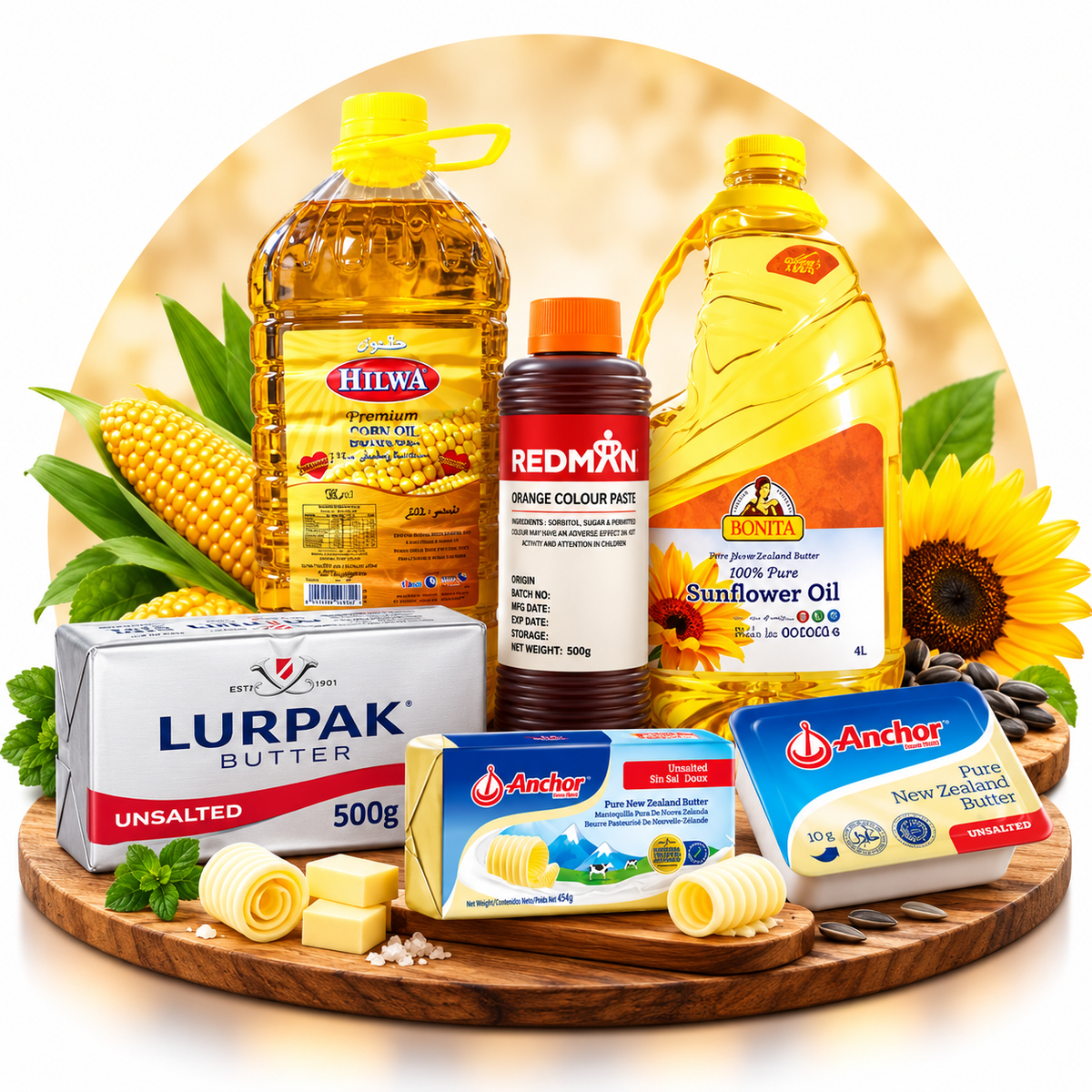 Oil, Margarine & Butter