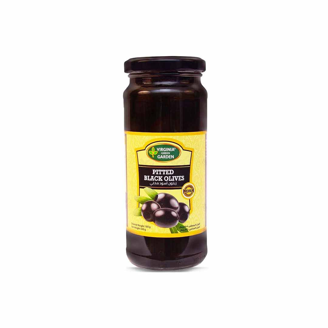 Olives Black Pitted 340g x 12 bottles