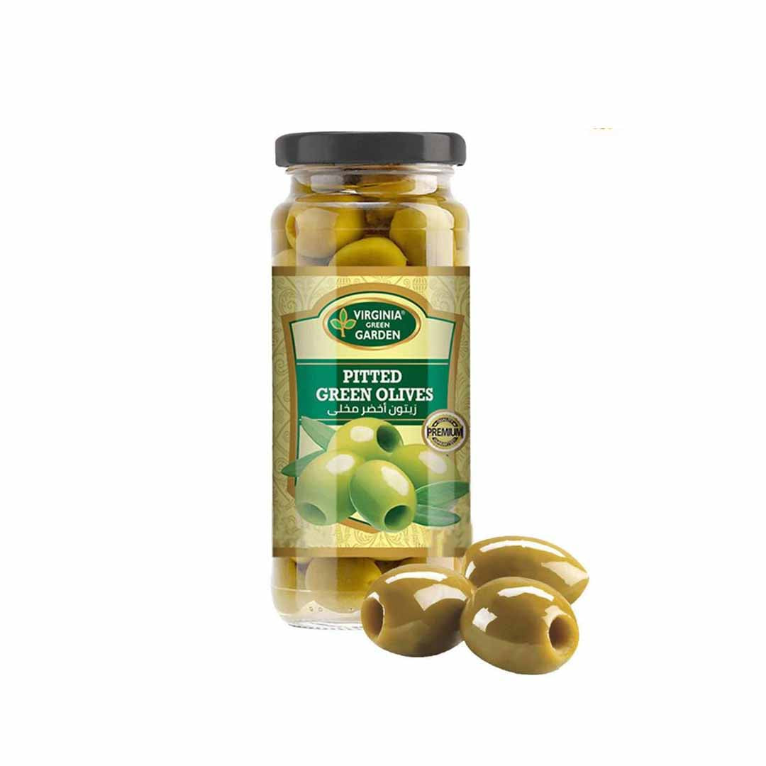 Olives Green Pitted 340g x 12 bottles