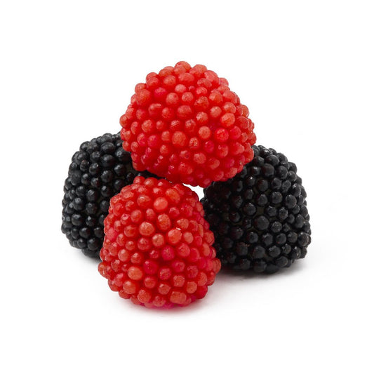 Raspberry and Blackberry Gummy Bag of 1kg