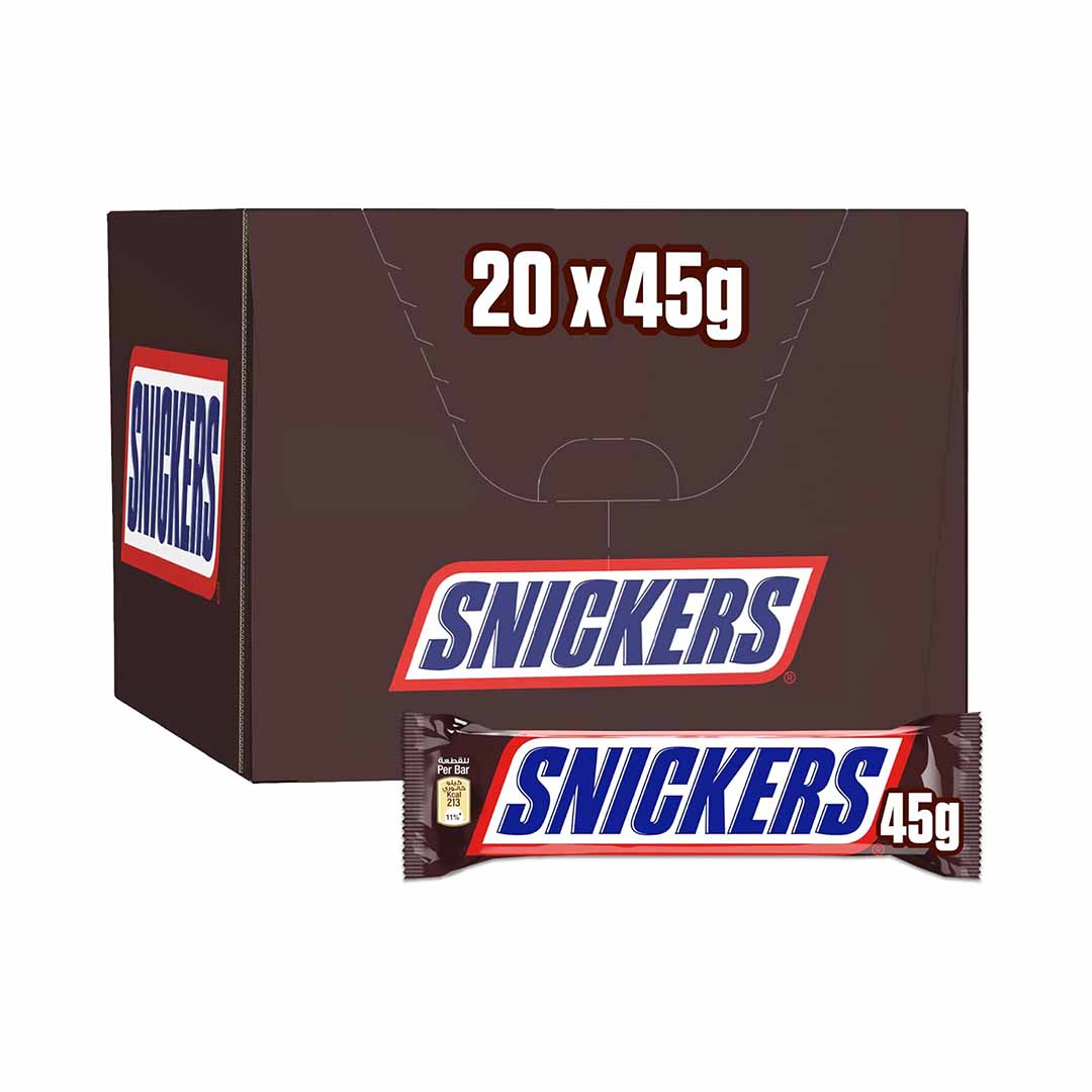 Snickers Original Chocolate Bar 45g x24 bars