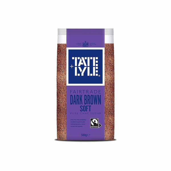 Tate & Lyle Dark Brown Soft Sugar 500g x 10