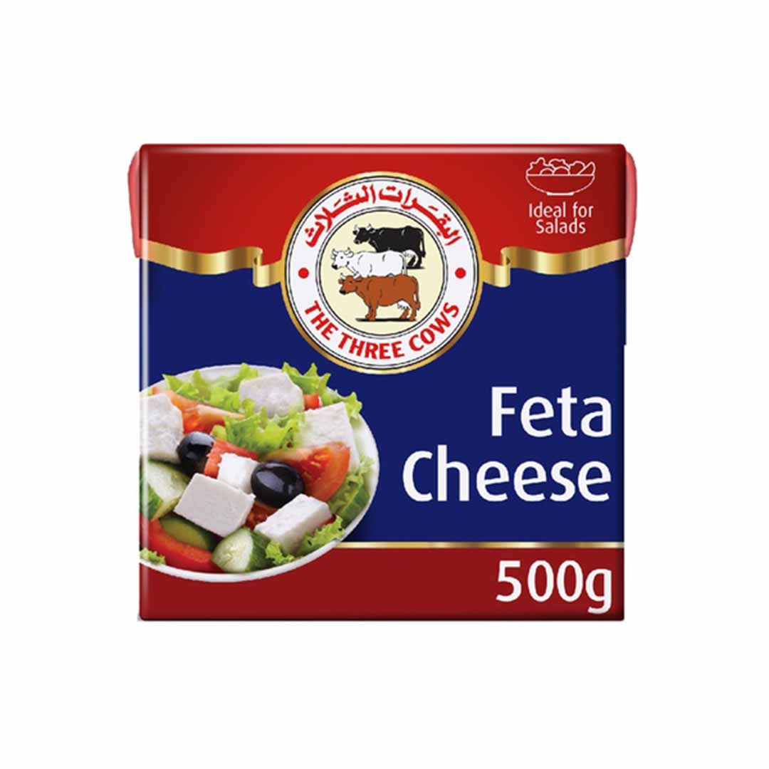 The Three Cows Feta Premium Cheese 500g